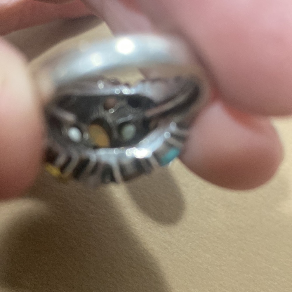 Unique Multi Stone Ring - image 4